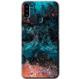 MRCİLETİSİM mrc149091 Liquid Colorfull Kılıf HD Desen Baskılı Arka Kapak Samsung Galaxy A20s ile uyumlu