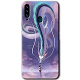 MRCİLETİSİM mrc149198 Dragon Snake Kılıf HD Desen Baskılı Arka Kapak Samsung Galaxy A20s ile uyumlu