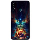 MRCİLETİSİM mrc149416 Ballı Baykuş Kılıf HD Desen Baskılı Arka Kapak Samsung Galaxy A20s ile uyumlu