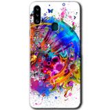 MRCİLETİSİM mrc149522 4K Clock Kılıf HD Desen Baskılı Arka Kapak Samsung Galaxy A20s ile uyumlu