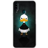 MRCİLETİSİM mrc149535 Angry Duck Kılıf HD Desen Baskılı Arka Kapak Samsung Galaxy A20s ile uyumlu