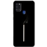 MRCİLETİSİM mrc150632 Sönmüş Kibrit Kılıf HD Desen Baskılı Arka Kapak Samsung Galaxy A21s ile uyumlu