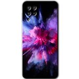 MRCİLETİSİM mrc151267 Color Splash Purple Kılıf HD Desen Baskılı Arka Kapak Samsung Galaxy A22 ile uyumlu