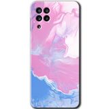 MRCİLETİSİM mrc151278 Liquid Lekeler Art Kılıf HD Desen Baskılı Arka Kapak Samsung Galaxy A22 ile uyumlu