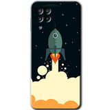 MRCİLETİSİM mrc151285 Space Smoke Kılıf HD Desen Baskılı Arka Kapak Samsung Galaxy A22 ile uyumlu