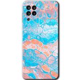MRCİLETİSİM mrc151289 Bubbles 1 Kılıf HD Desen Baskılı Arka Kapak Samsung Galaxy A22 ile uyumlu