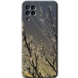 MRCİLETİSİM mrc151374 Branches Flowers Kılıf HD Desen Baskılı Arka Kapak Samsung Galaxy A22 ile uyumlu