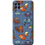 MRCİLETİSİM mrc151409 Animals Funny Kılıf HD Desen Baskılı Arka Kapak Samsung Galaxy A22 ile uyumlu