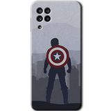 MRCİLETİSİM mrc151448 Captain Avenger Kılıf HD Desen Baskılı Arka Kapak Samsung Galaxy A22 ile uyumlu