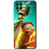 MRCİLETİSİM mrc151647 Rick Morty Kılıf HD Desen Baskılı Arka Kapak Samsung Galaxy A22 ile uyumlu