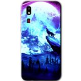 MRCİLETİSİM mrc151800 Mega Kurt Kılıf HD Desen Baskılı Arka Kapak Samsung Galaxy A2 Core ile uyumlu