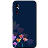MRCİLETİSİM mrc152279 Çizim Çiçekleri Kılıf HD Desen Baskılı Arka Kapak Samsung Galaxy A2 Core ile uyumlu