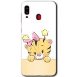 MRCİLETİSİM mrc152994 Sevimli Kedi Kılıf HD Desen Baskılı Arka Kapak Samsung Galaxy A30 ile uyumlu
