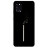 MRCİLETİSİM mrc155582 Sönmüş Kibrit Kılıf HD Desen Baskılı Arka Kapak Samsung Galaxy A31 ile uyumlu