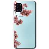 MRCİLETİSİM mrc155588 Japon Çiçeği Kılıf HD Desen Baskılı Arka Kapak Samsung Galaxy A31 ile uyumlu