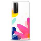 MRCİLETİSİM (mrc15679) Tam Ekran Koruyucu Kılıf HD Baskılı Kılıf Çiçekk Huawei P Smart 2021 ile uyumlu