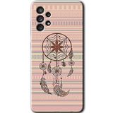 MRCİLETİSİM mrc157400 Mandala Retro Kılıf HD Desen Baskılı Arka Kapak Samsung Galaxy A33 ile uyumlu