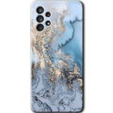 MRCİLETİSİM mrc157509 Eski Mermer Kılıf HD Desen Baskılı Arka Kapak Samsung Galaxy A33 ile uyumlu
