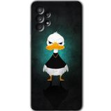 MRCİLETİSİM mrc157785 Angry Duck Kılıf HD Desen Baskılı Arka Kapak Samsung Galaxy A33 ile uyumlu
