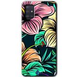 MRCİLETİSİM mrc160666 Çizim Çiçekler Kılıf HD Desen Baskılı Arka Kapak Samsung Galaxy A51 ile uyumlu