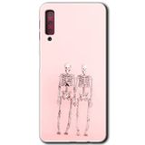 MRCİLETİSİM mrc166595 Yaşayan Çift Kılıf HD Desen Baskılı Arka Kapak Samsung Galaxy A7 2018 ile uyumlu
