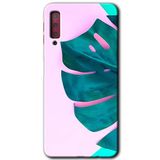 MRCİLETİSİM mrc166599 3D Yaprak Kılıf HD Desen Baskılı Arka Kapak Samsung Galaxy A7 2018 ile uyumlu