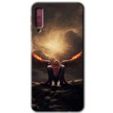 MRCİLETİSİM mrc166612 Wings of Power Kılıf HD Desen Baskılı Arka Kapak Samsung Galaxy A7 2018 ile uyumlu