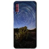 MRCİLETİSİM mrc166645 Eclipse Sky Kılıf HD Desen Baskılı Arka Kapak Samsung Galaxy A7 2018 ile uyumlu