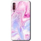 MRCİLETİSİM mrc166681 Kabarmış Leke Kılıf HD Desen Baskılı Arka Kapak Samsung Galaxy A7 2018 ile uyumlu