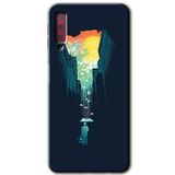 MRCİLETİSİM mrc166683 City Bird Sky Kılıf HD Desen Baskılı Arka Kapak Samsung Galaxy A7 2018 ile uyumlu