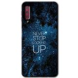 MRCİLETİSİM mrc166692 Stars Wallpaper Kılıf HD Desen Baskılı Arka Kapak Samsung Galaxy A7 2018 ile uyumlu