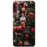 MRCİLETİSİM mrc166703 Happy New Year Kılıf HD Desen Baskılı Arka Kapak Samsung Galaxy A7 2018 ile uyumlu