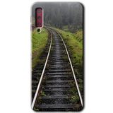 MRCİLETİSİM mrc166718 Tren Yolu Kılıf HD Desen Baskılı Arka Kapak Samsung Galaxy A7 2018 ile uyumlu