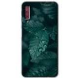 MRCİLETİSİM mrc166729 Yağmurlu Yaprak Kılıf HD Desen Baskılı Arka Kapak Samsung Galaxy A7 2018 ile uyumlu
