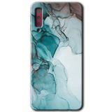 MRCİLETİSİM mrc166738 Buzul Mermer Kılıf HD Desen Baskılı Arka Kapak Samsung Galaxy A7 2018 ile uyumlu