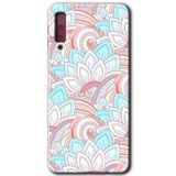 MRCİLETİSİM mrc166743 Çin Mandala 1 Kılıf HD Desen Baskılı Arka Kapak Samsung Galaxy A7 2018 ile uyumlu