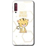 MRCİLETİSİM mrc166746 Sevimli Kedi 1 Kılıf HD Desen Baskılı Arka Kapak Samsung Galaxy A7 2018 ile uyumlu