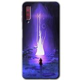 MRCİLETİSİM mrc166772 Wanderer Silhouette Kılıf HD Desen Baskılı Arka Kapak Samsung Galaxy A7 2018 ile uyumlu
