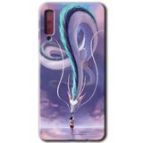 MRCİLETİSİM mrc166798 Dragon Snake Kılıf HD Desen Baskılı Arka Kapak Samsung Galaxy A7 2018 ile uyumlu