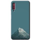 MRCİLETİSİM mrc166827 Alone Mountain Kılıf HD Desen Baskılı Arka Kapak Samsung Galaxy A7 2018 ile uyumlu