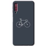 MRCİLETİSİM mrc166846 Bike Kılıf HD Desen Baskılı Arka Kapak Samsung Galaxy A7 2018 ile uyumlu