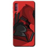 MRCİLETİSİM mrc166854 DeadPool Kılıf HD Desen Baskılı Arka Kapak Samsung Galaxy A7 2018 ile uyumlu