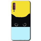 MRCİLETİSİM mrc166867 Kara Kılıf HD Desen Baskılı Arka Kapak Samsung Galaxy A7 2018 ile uyumlu