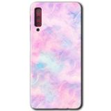 MRCİLETİSİM mrc166871 Pembe Kılıf HD Desen Baskılı Arka Kapak Samsung Galaxy A7 2018 ile uyumlu