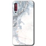 MRCİLETİSİM mrc166886 White Marble Kılıf HD Desen Baskılı Arka Kapak Samsung Galaxy A7 2018 ile uyumlu