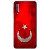 MRCİLETİSİM mrc167002 Albayrak Kılıf HD Desen Baskılı Arka Kapak Samsung Galaxy A7 2018 ile uyumlu