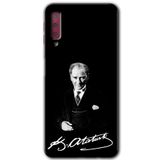 MRCİLETİSİM mrc167008 Atatürk İmza Kılıf HD Desen Baskılı Arka Kapak Samsung Galaxy A7 2018 ile uyumlu