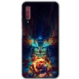 MRCİLETİSİM mrc167016 Ballı Baykuş Kılıf HD Desen Baskılı Arka Kapak Samsung Galaxy A7 2018 ile uyumlu