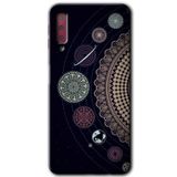 MRCİLETİSİM mrc167126 Gezegen Döngüsü Kılıf HD Desen Baskılı Arka Kapak Samsung Galaxy A7 2018 ile uyumlu