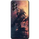 MRCİLETİSİM mrc167386 Atatürk Portre Kılıf HD Desen Baskılı Arka Kapak + Temperli Cam Samsung Galaxy A72 ile uyumlu